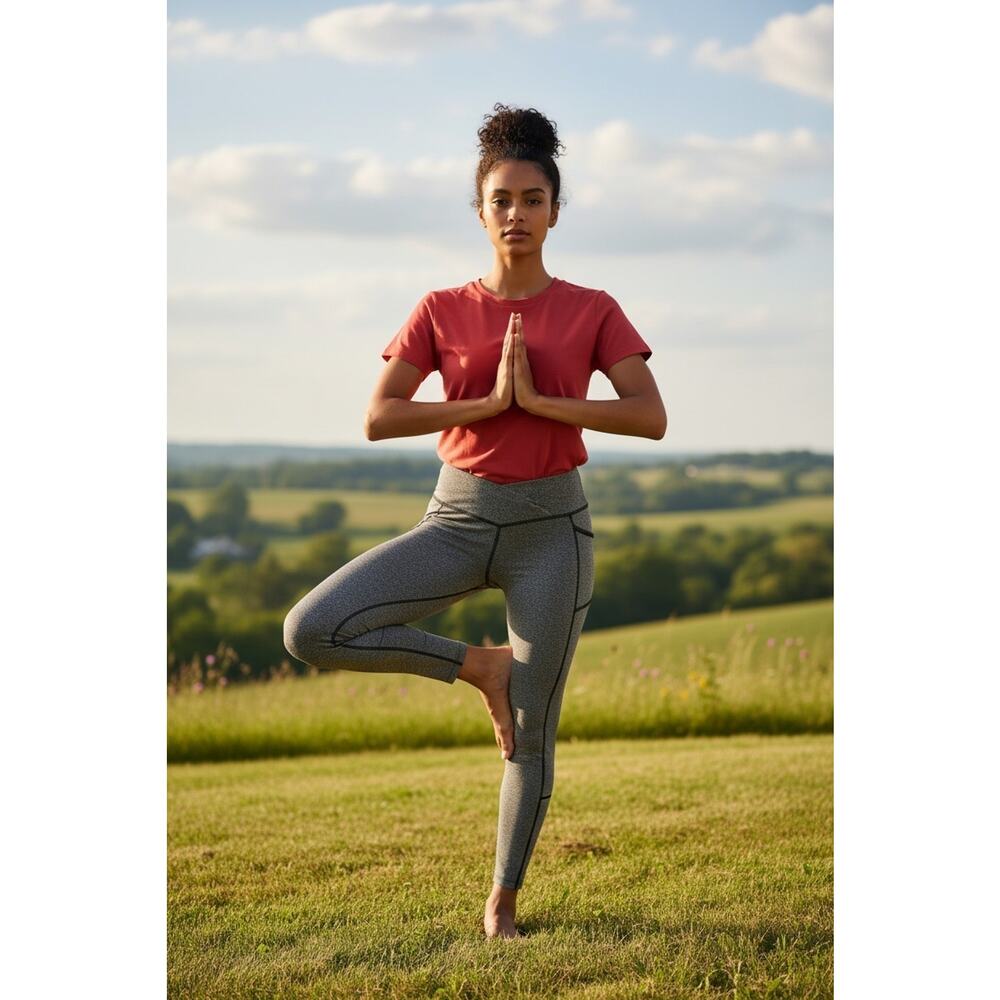 Eddie Bauer Women's Gray WR Crossover Trail Advent Leggings Size M NWT MSRP $99